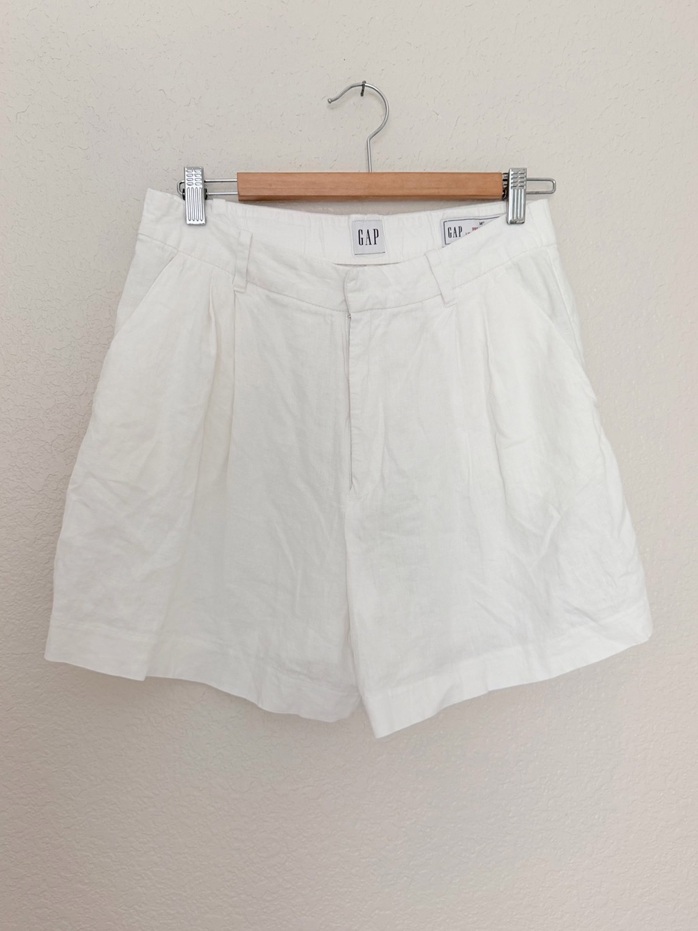 GAP 365 high rise Linen Blend shorts Women’s 8 Tall